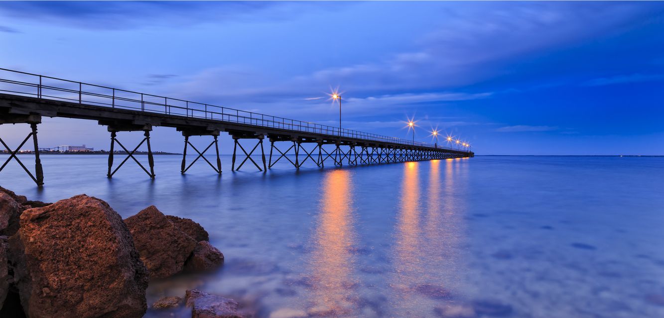 Take a sunrise stroll along the Ceduna Jetty.