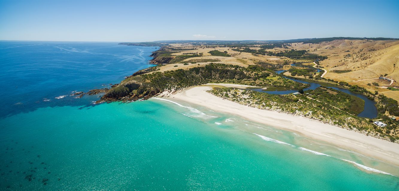 Snelling Beach on Kangaroo Island.