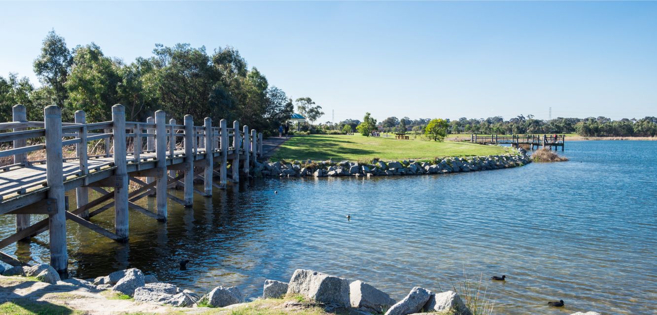 Karkarook Park lies at the eastern side of the Melbourne suburb of Moorabbin.