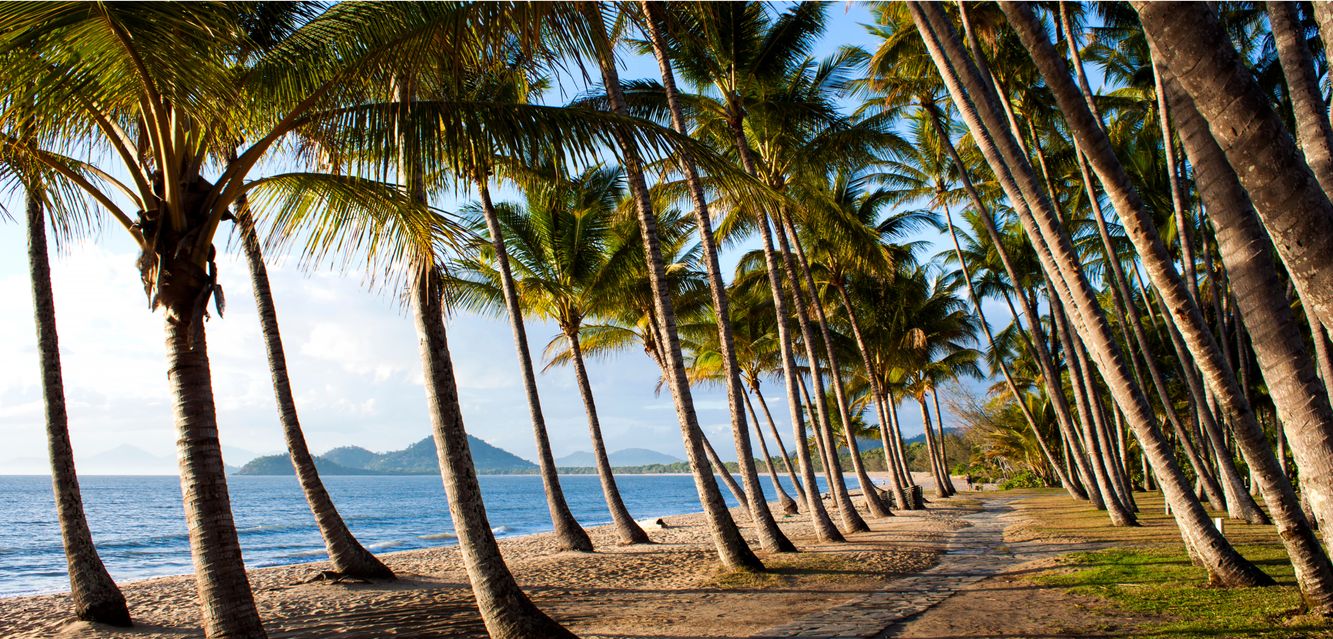 The Palm Cove foreshore, Queensland.
