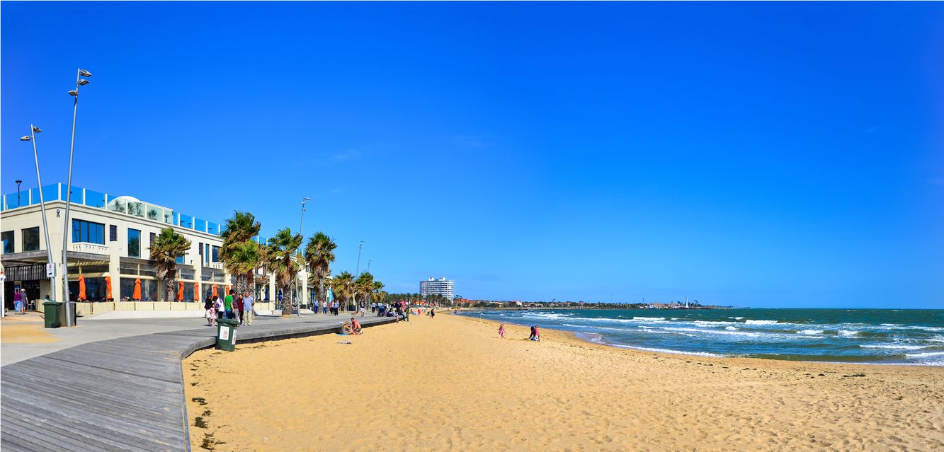 St Kilda Beach, Melbourne.