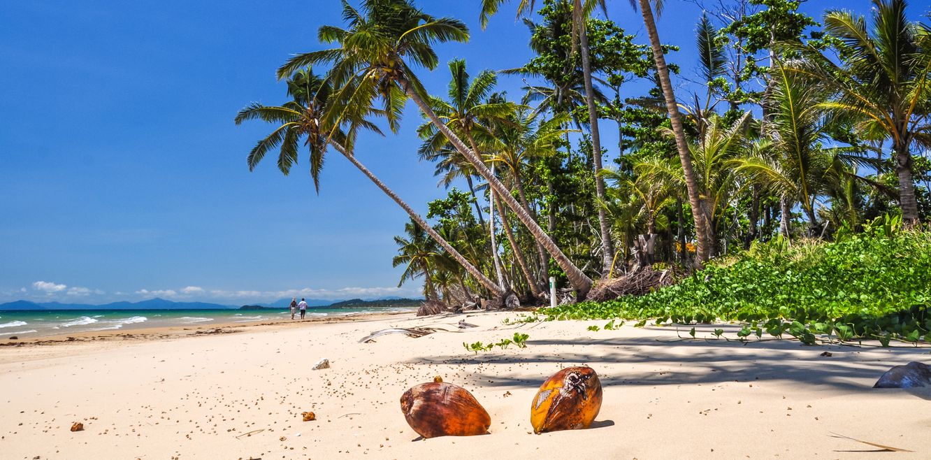 The beautiful Mission Beach.