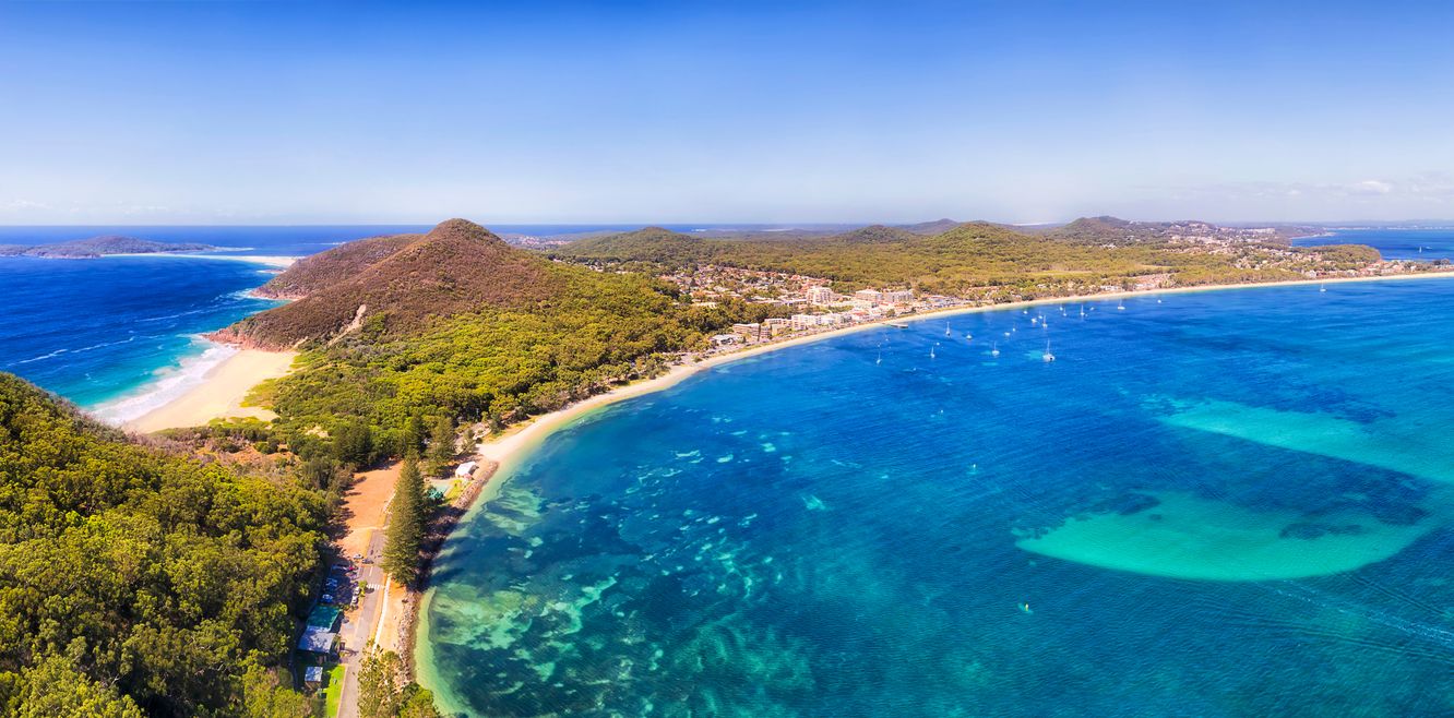Shoal Bay near Port Stephens, New South Wales.