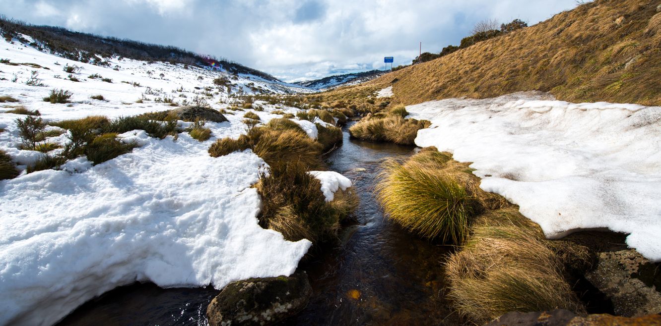Snow moutains in Kosciuszko National Park