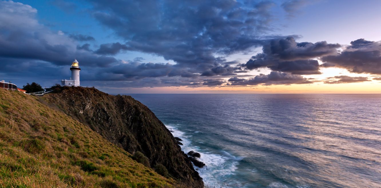 Sunrise at Byron Bay Lighthouse.