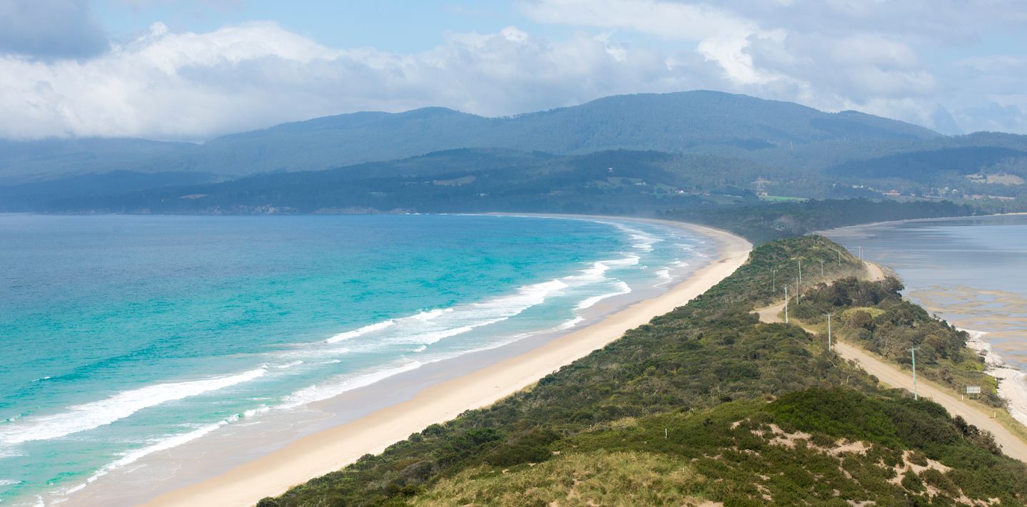Bruny Island Lookout The Neck Beach.