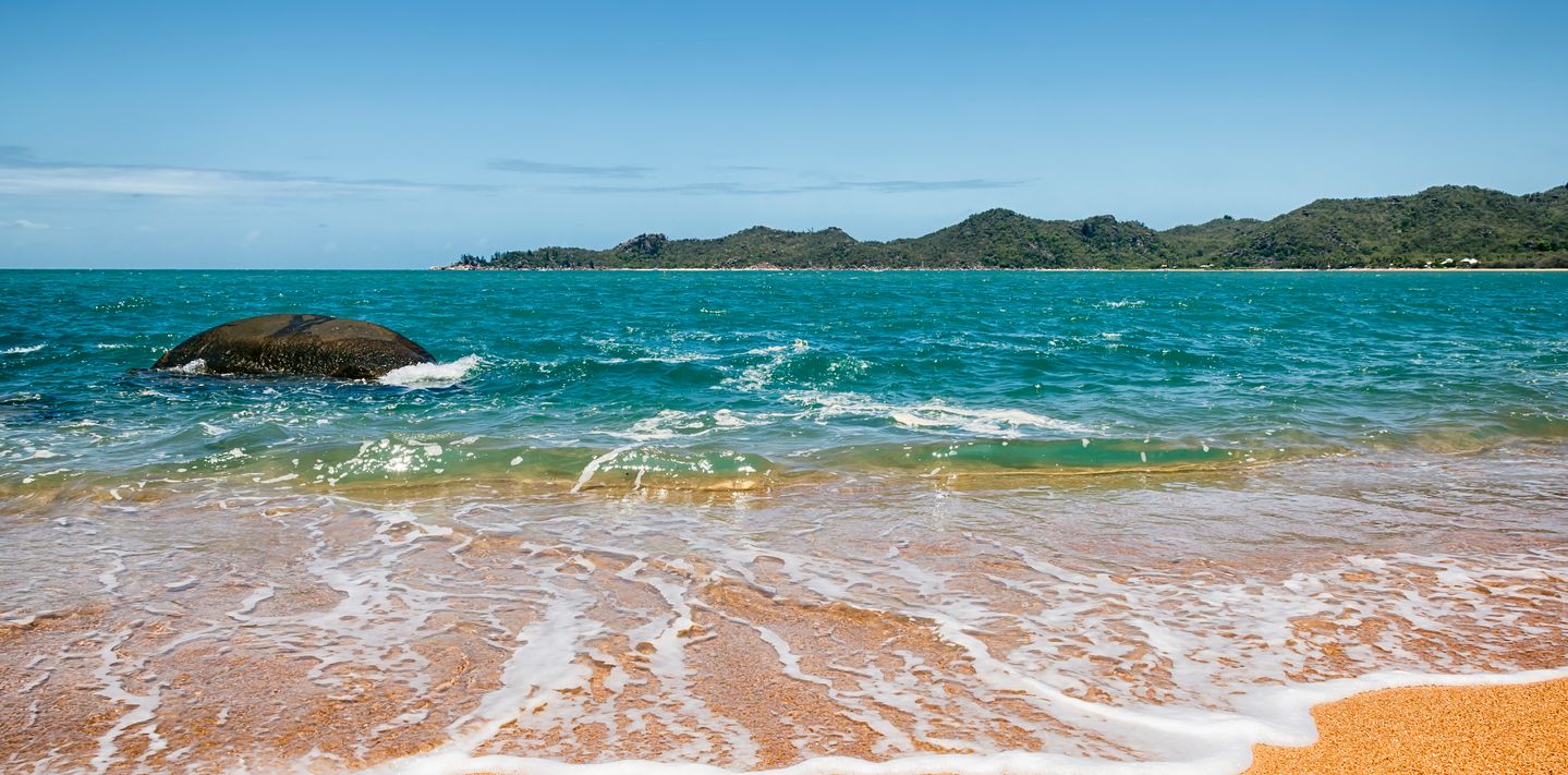 Beach scene on Magnetic Island.