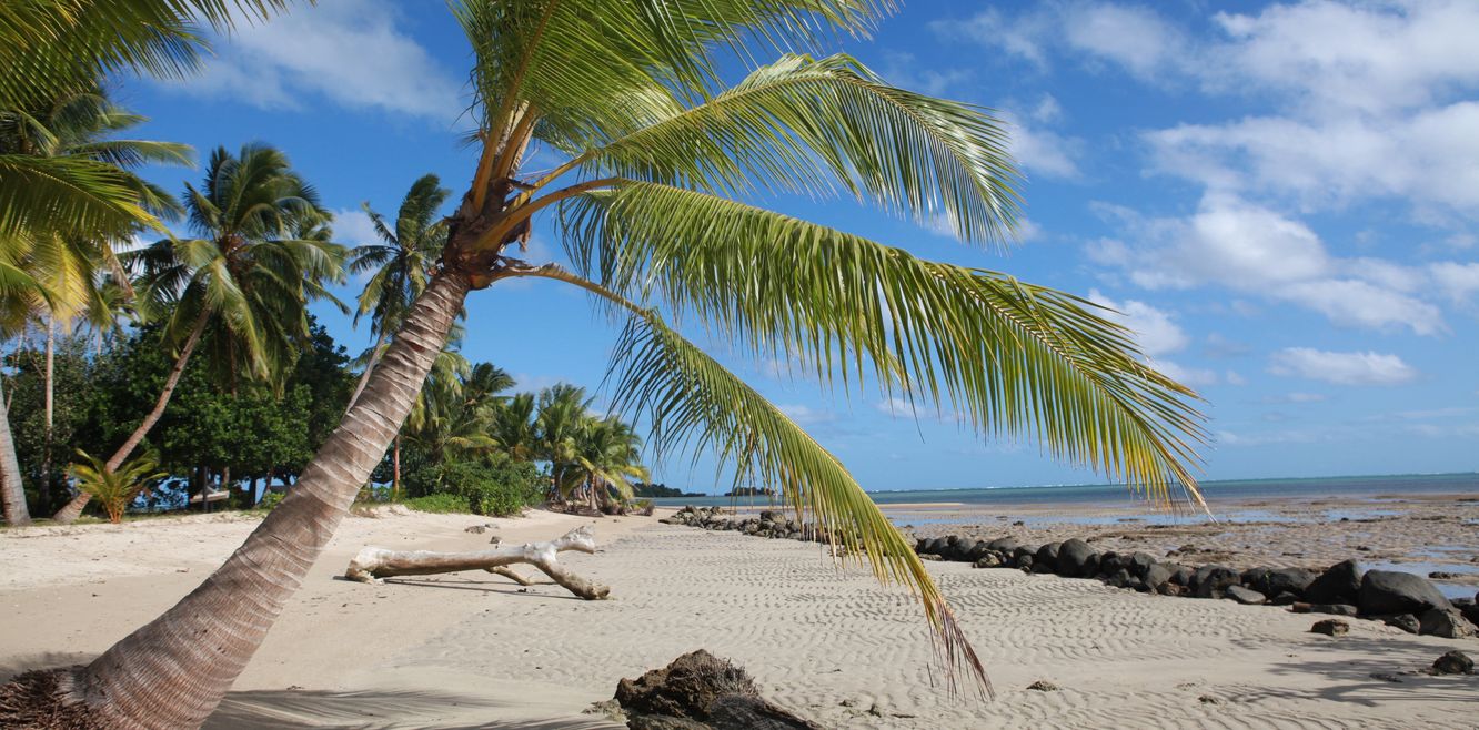 Beach scene near Savusavu.