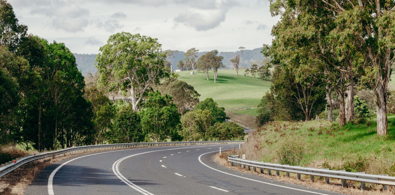 A beautiful drive through rural Australia.