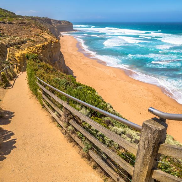 The view from the top of the Gibson Steps.