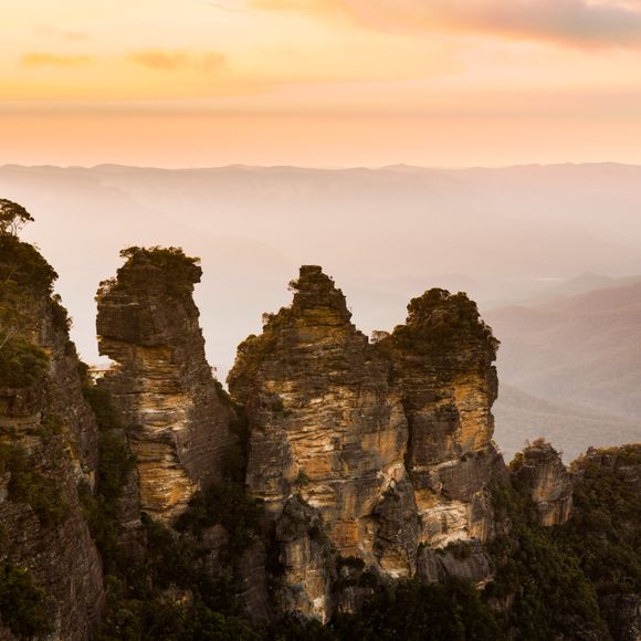 The Three Sisters in the Blue Mountains.