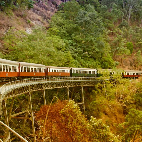 When in Cairns, don’t miss the Kuranda Train.