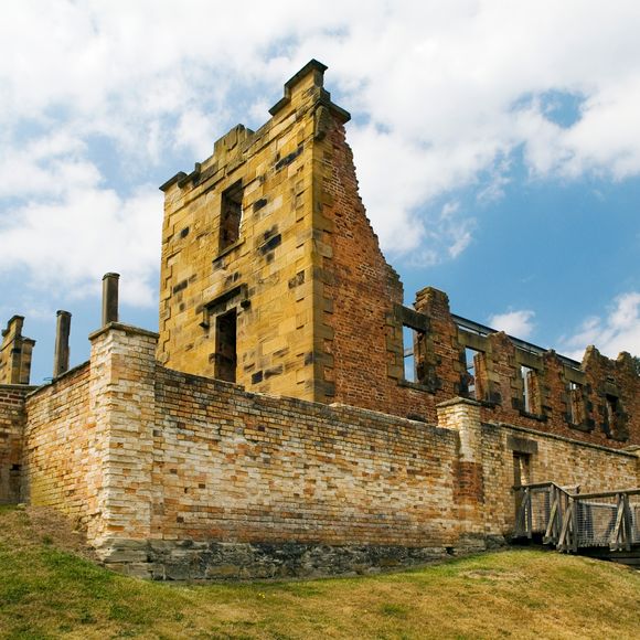 The ruins of the hospital at Tasmania's historic Port Arthur.
