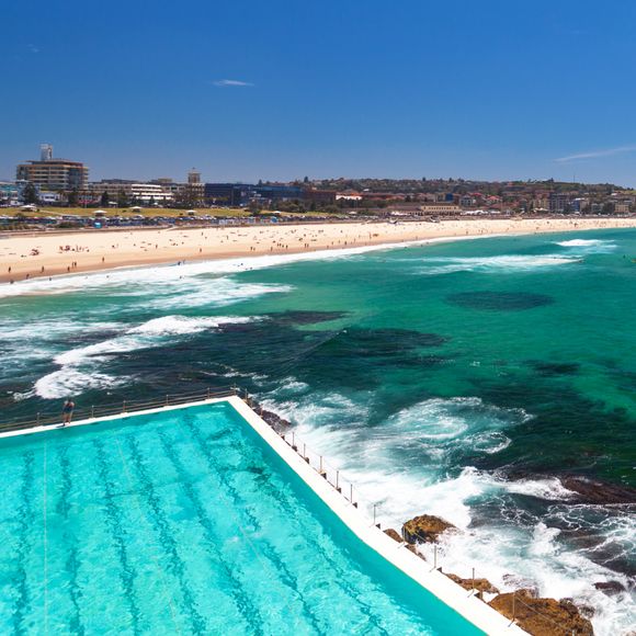 Amazing day on Bondi Beach in Sydney, Australia