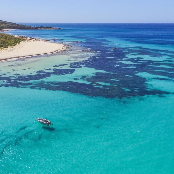 The turquoise waters of Margaret River.